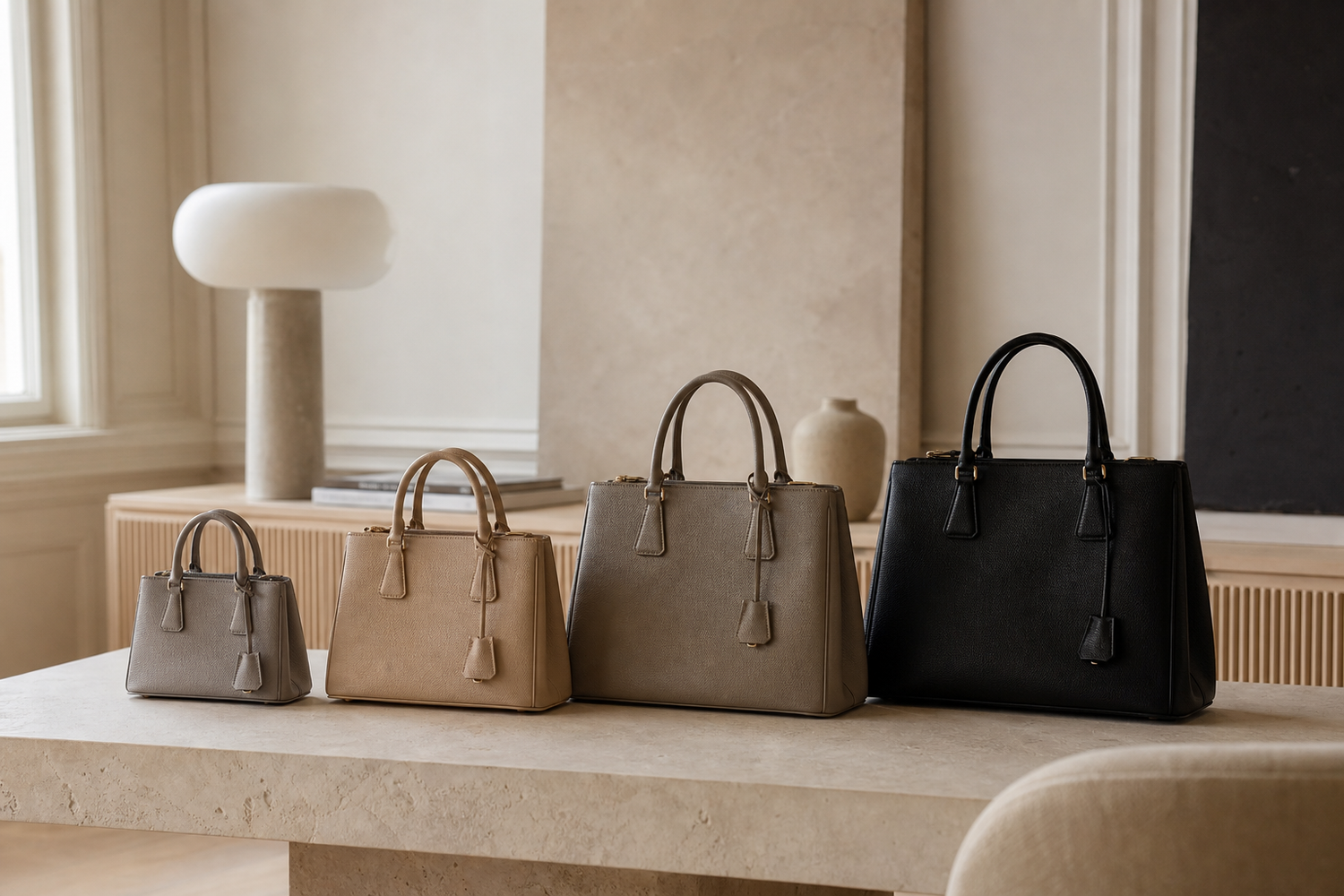 Prada Galleria Størrelsesguide 2026: Micro vs. Small vs. Medium vs. Large (Hvilken skal du vælge, og hvorfor brugt vinder)