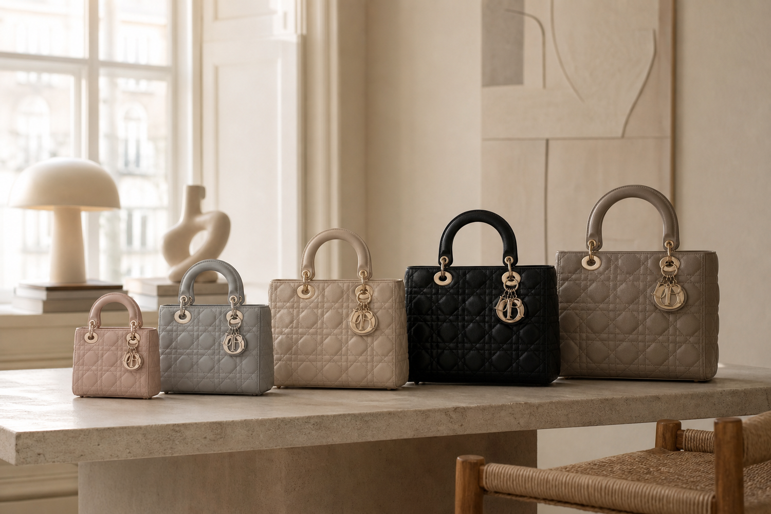 Lady Dior Størrelsesguide 2026: Micro vs. Mini vs. Small vs. Medium vs. Large (hvilken skal du købe, og hvorfor pre-owned vinder)