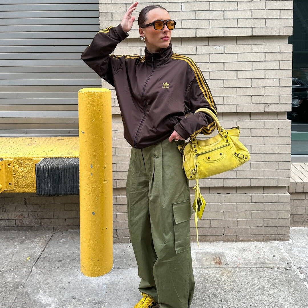 Balenciaga First Cream Leather