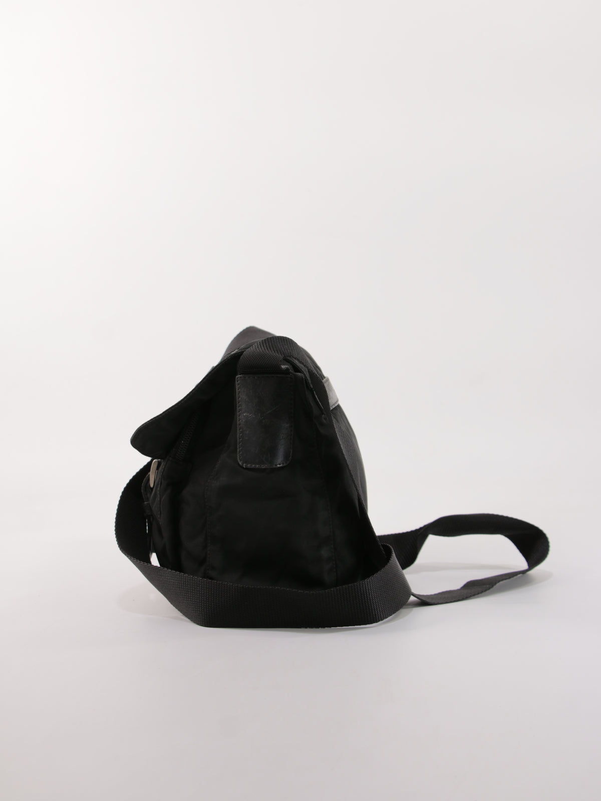Prada Single Buckle Messenger