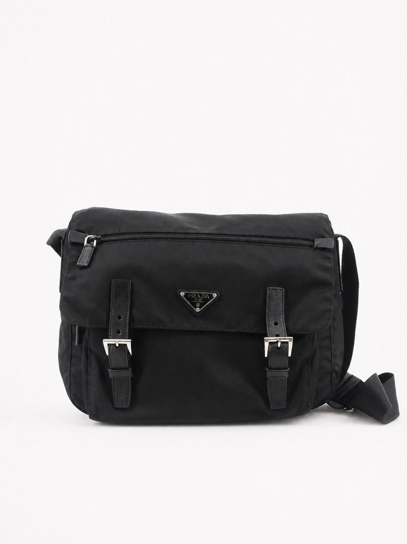 Prada Double Buckle Messenger