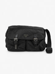 Prada Double Buckle Messenger