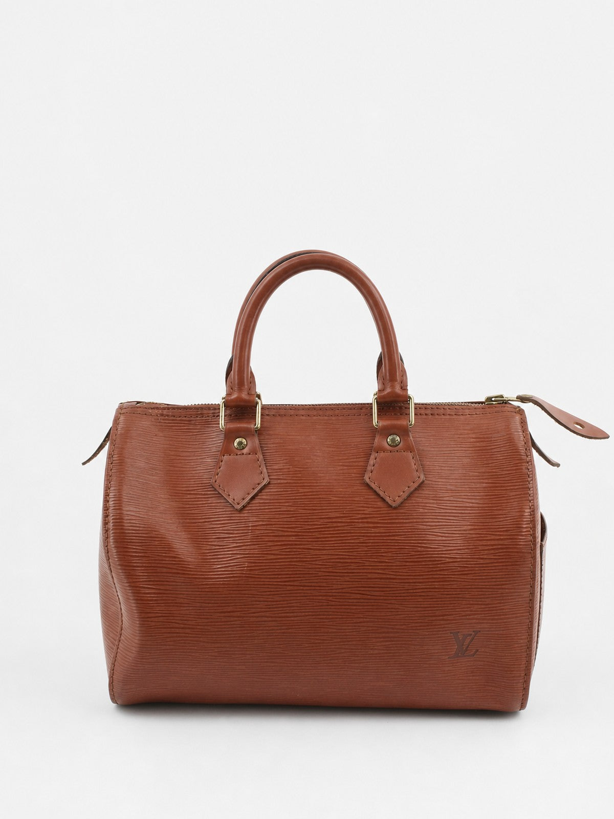 Louis Vuitton Speedy 25 Brown Epi leather