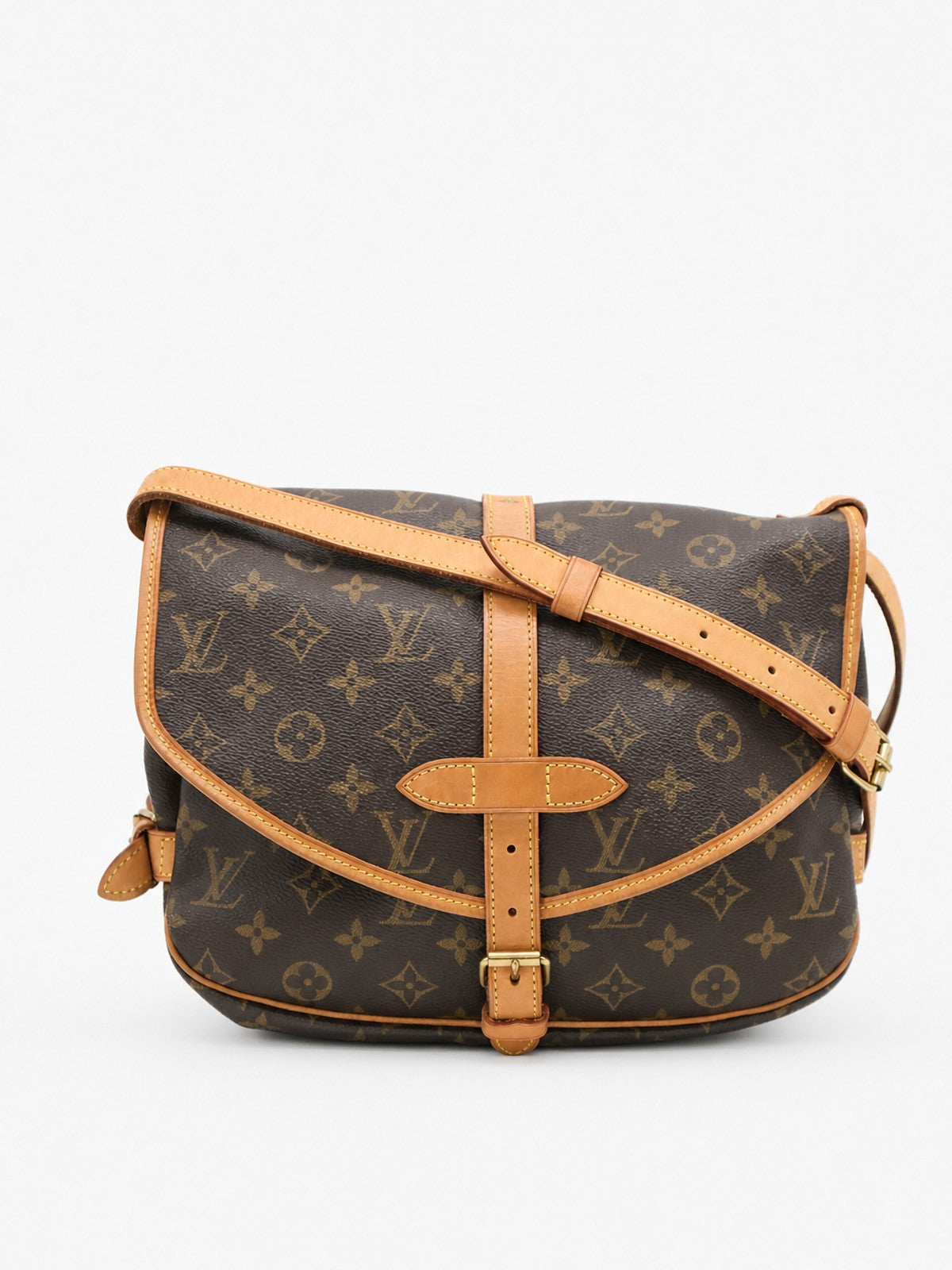 Louis Vuitton Saumur MM Brown Canvas