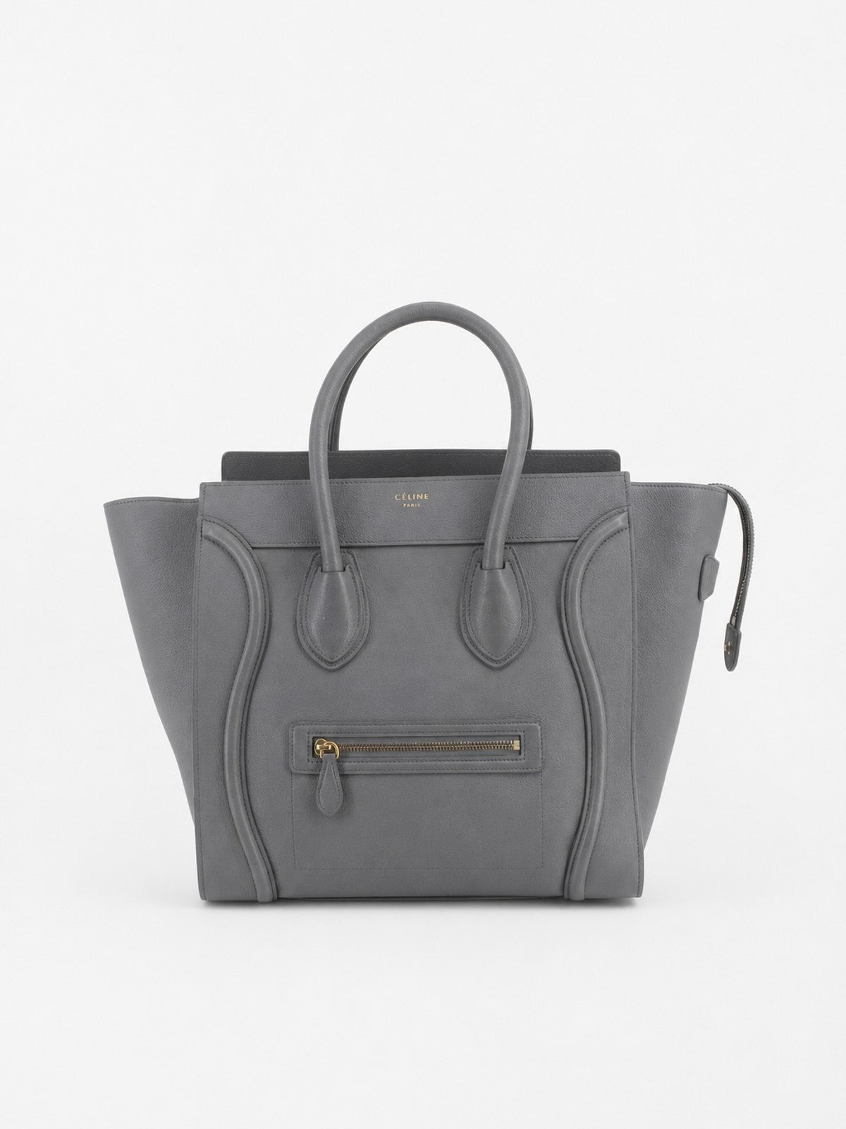 Celine Medium Luggage Grey Leather
