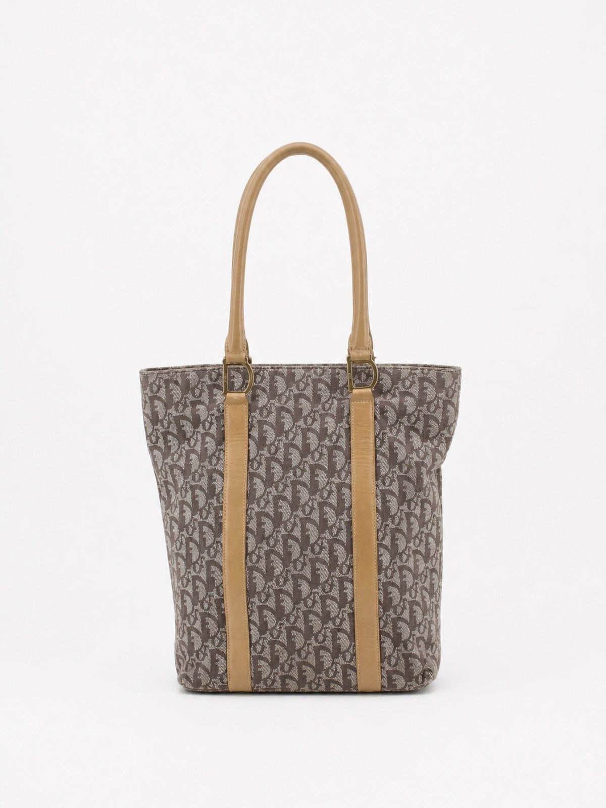 Christian Dior Tote Bag Brown Canvas