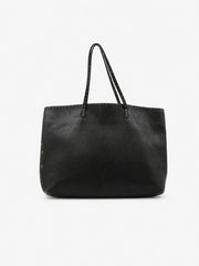 Fendi Tote Bag Black Leather