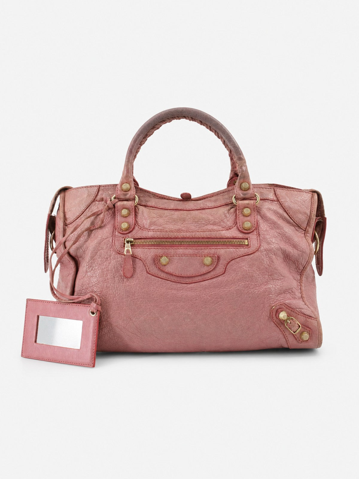 Balenciaga City Pink Leather