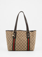 Gucci Shoulder Bag Brown Canvas
