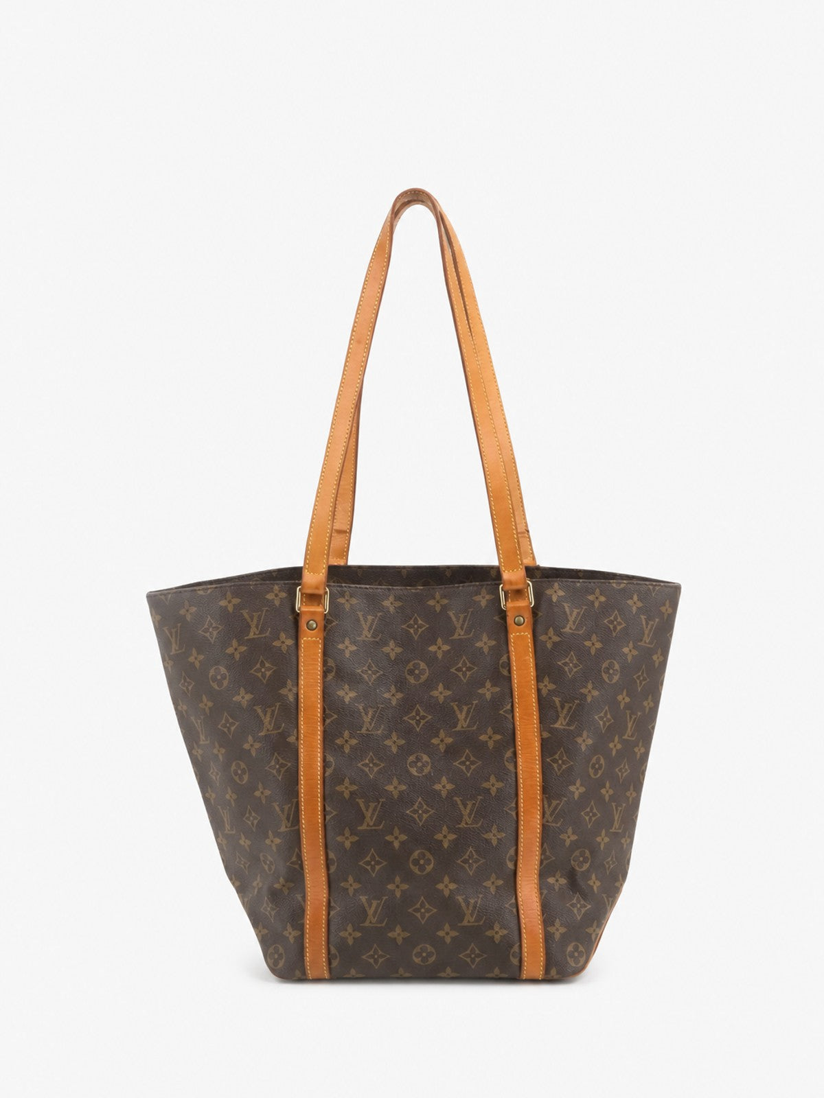 Louis Vuitton Sac Shopping Brown Canvas