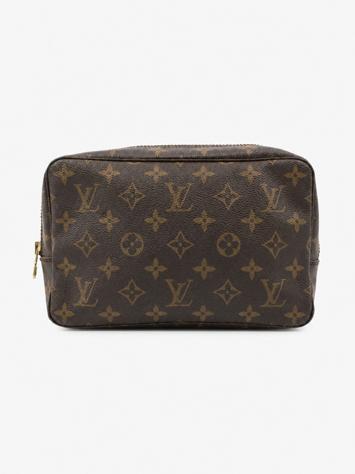 Louis Vuitton Cosmetic Pouch Brown Canvas