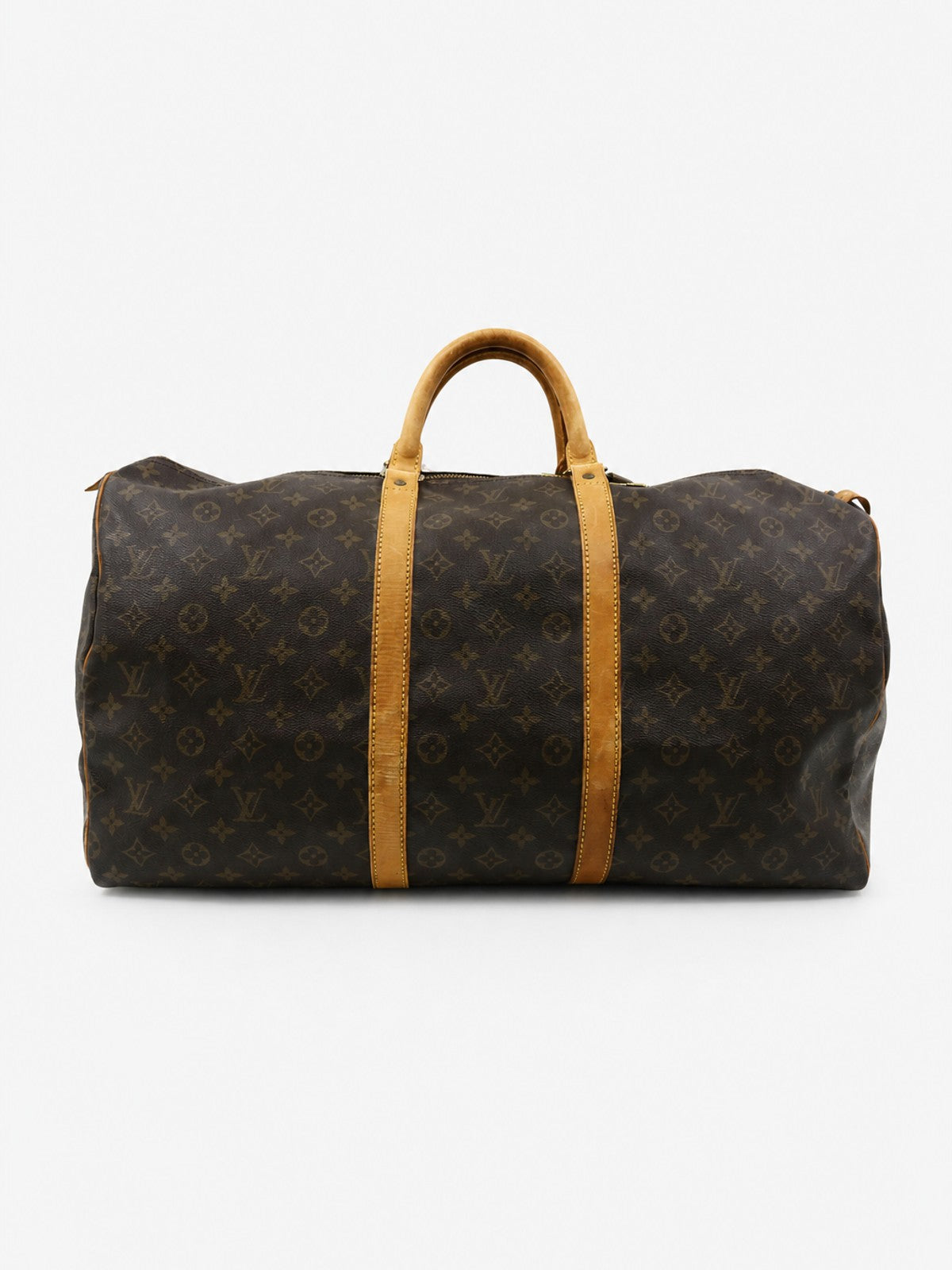 Louis Vuitton Keepall 55 Brown Canvas
