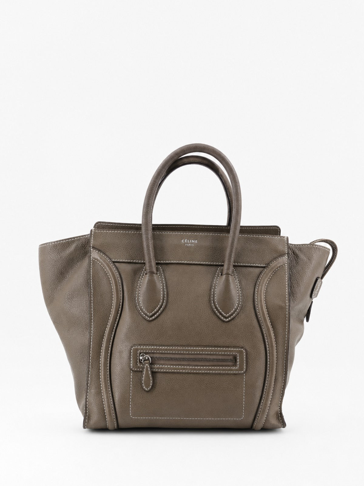 Celine Medium Luggage Grey Leather