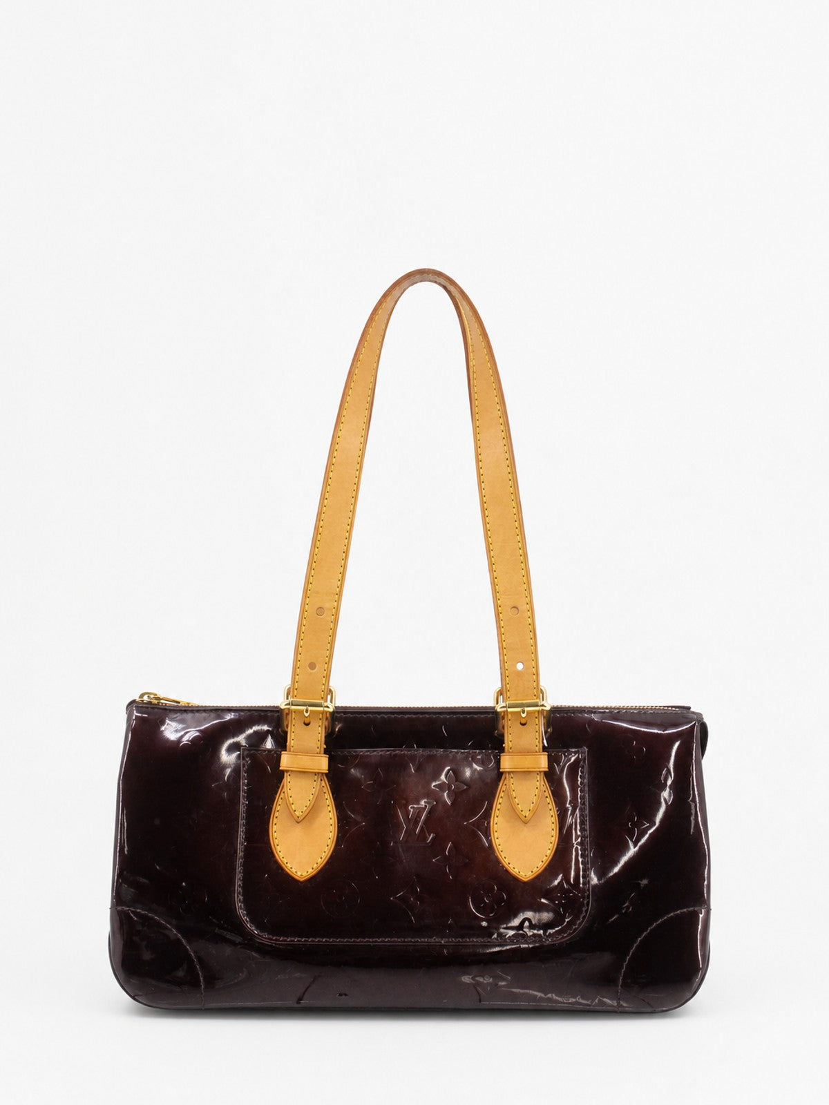 Louis Vuitton Rosewood Bordeaux Vernis leather