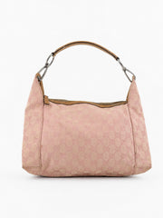 Gucci Shoulder Bag Pink Canvas