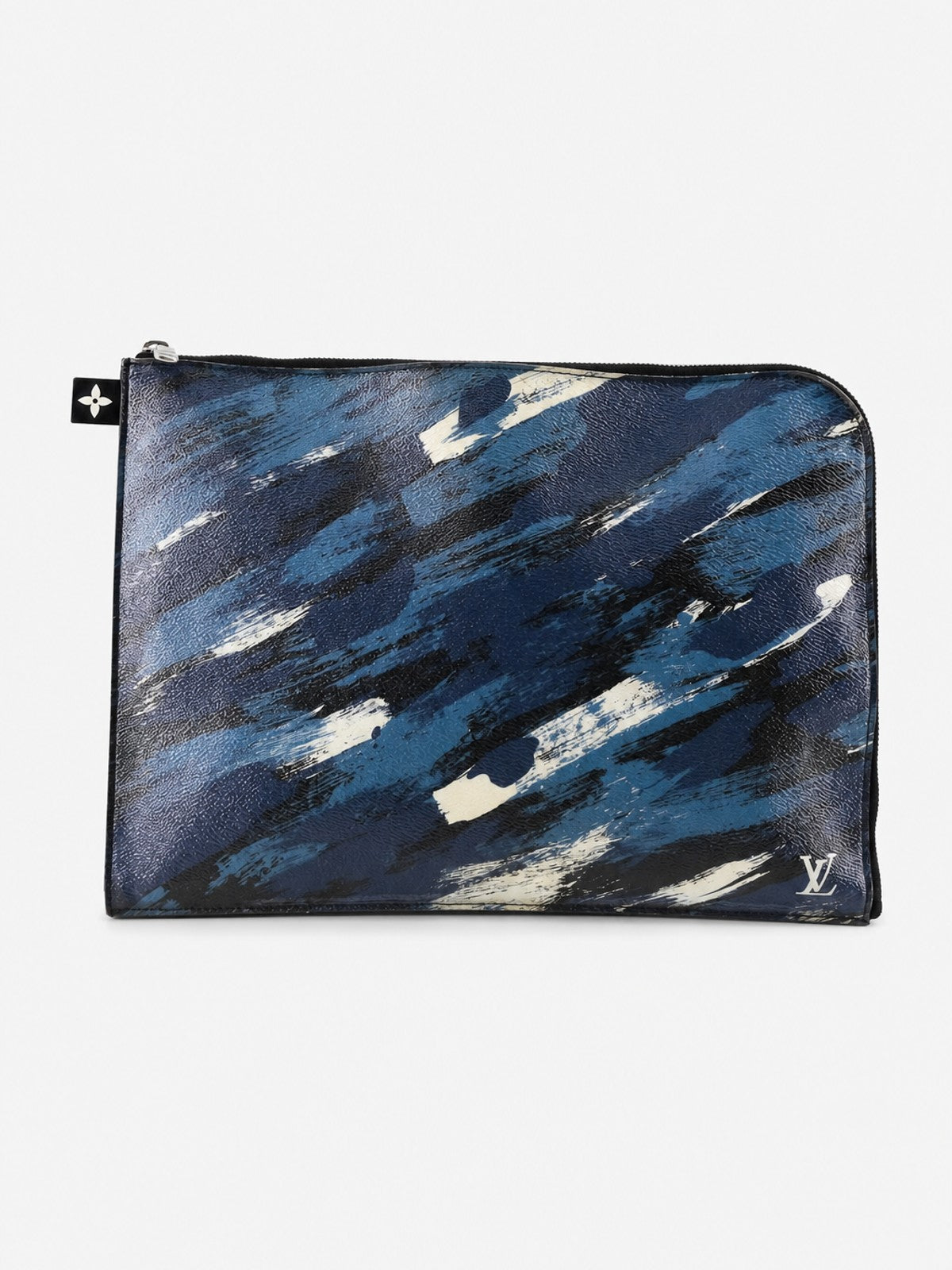 Louis Vuitton Pouch Blue Leather
